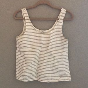 Madewell striped tank/top size small